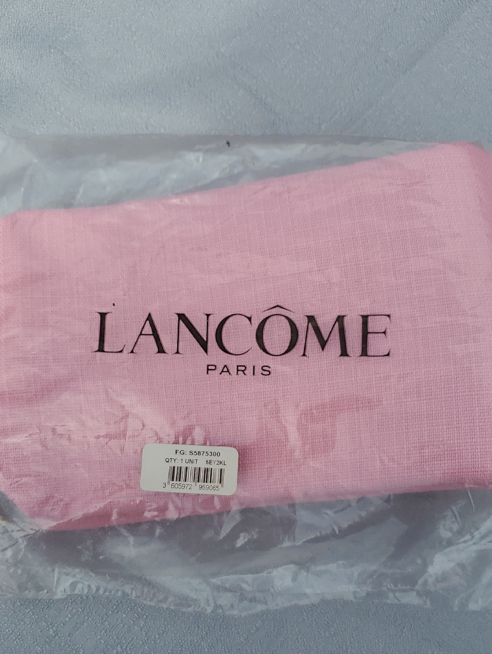 Lancome Pink Cosmetic Pouch